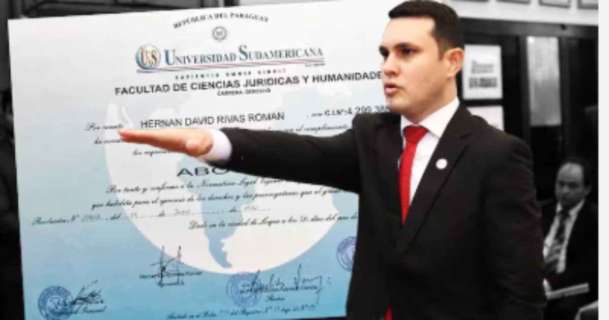 Títulos falsos en Paraguay
