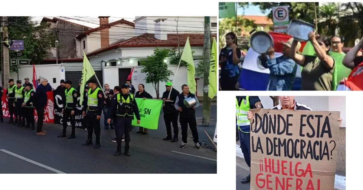 Las cacerolas suenan como voz de indignación contra Santiago Peña