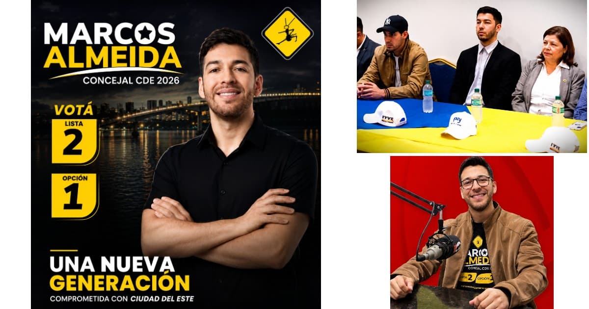 Marcos Almeida: juventud, familia y transparencia para transformar Ciudad del Este